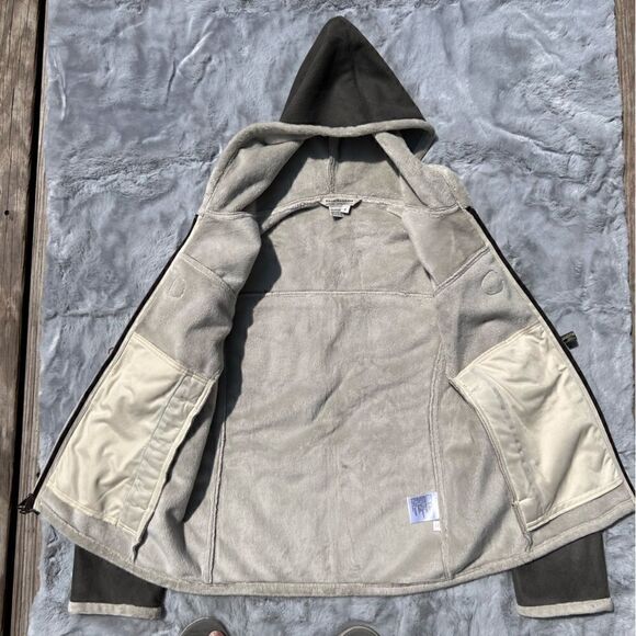 EUC Royal Robbins faux suede winter coat w/toggle buttons & zipper Size S - Picture 4 of 8